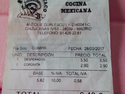 Restaurante El Tio Taco